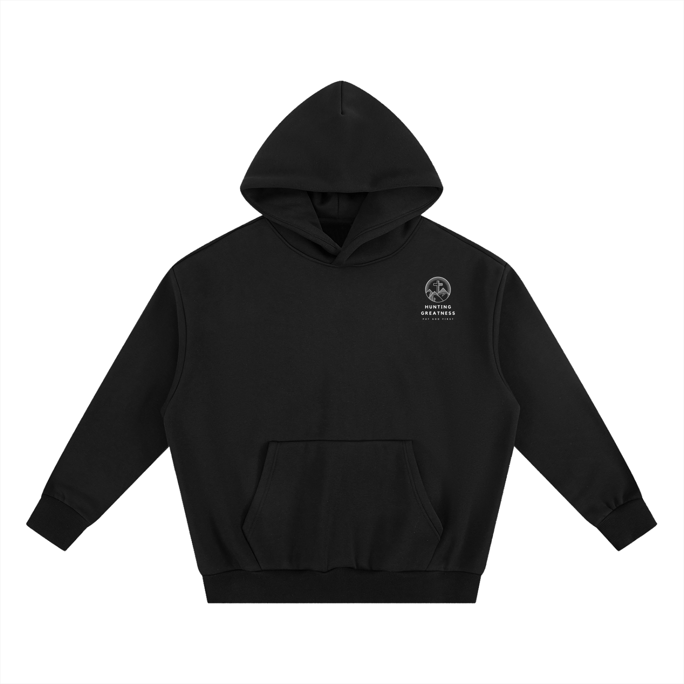 When We Sink, Jesus Saves Essential Heavyweight Boxy Fleece Hoodie