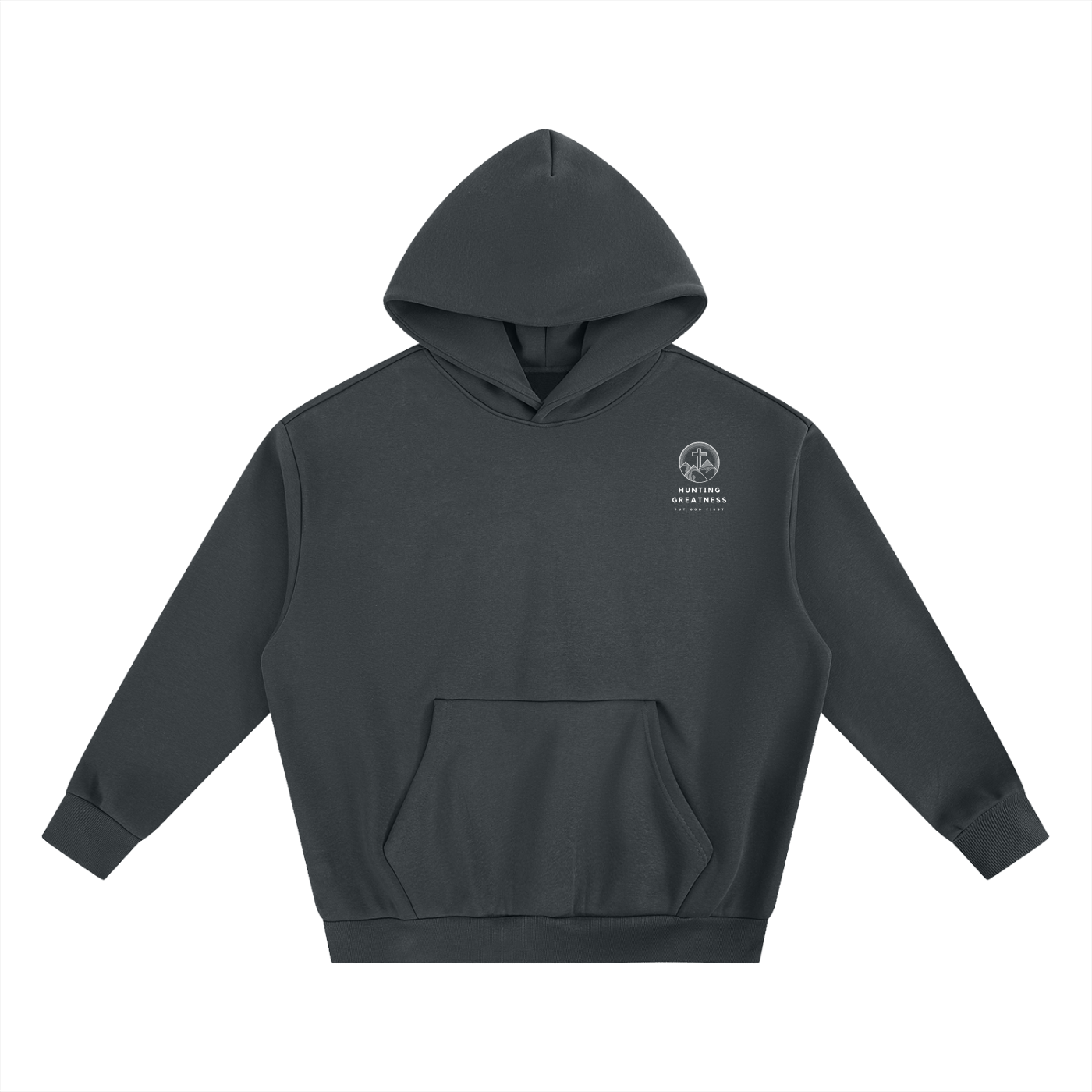 When We Sink, Jesus Saves Essential Heavyweight Boxy Fleece Hoodie