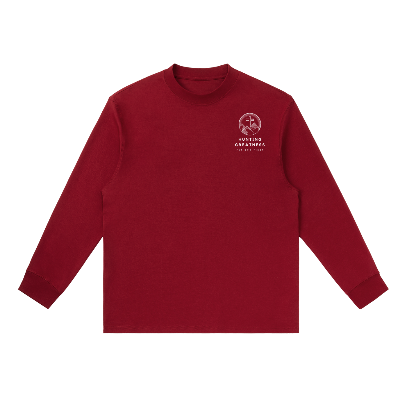 When We Sink, Jesus Saves Essential Crewneck Long-Sleeve